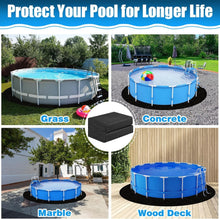 Load image into Gallery viewer, Thick, Moisture-Safe 15ft Pool Ground Cloth - Perfect for Above Ground Pools