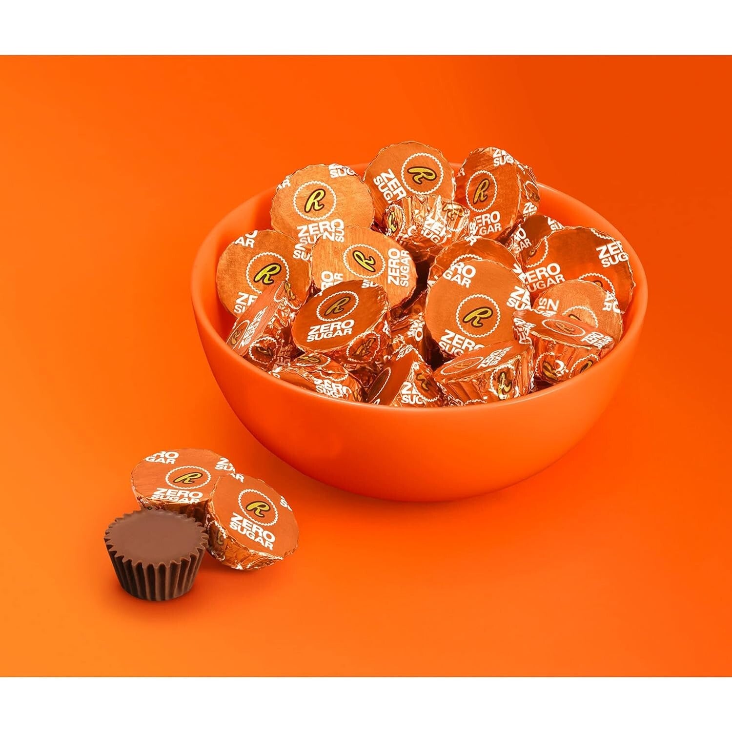 Deliciously Guilt-Free Zero Sugar Chocolate Peanut Butter Cups - 12 Count Bags