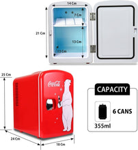 Load image into Gallery viewer, Compact 4L Cooler/Warmer with Dual Power – Perfect for Travel and Music Lovers