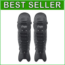 Load image into Gallery viewer, Comfort-Optimized 16.5" Umpire Shin Guards with Double Panel Knee Protection