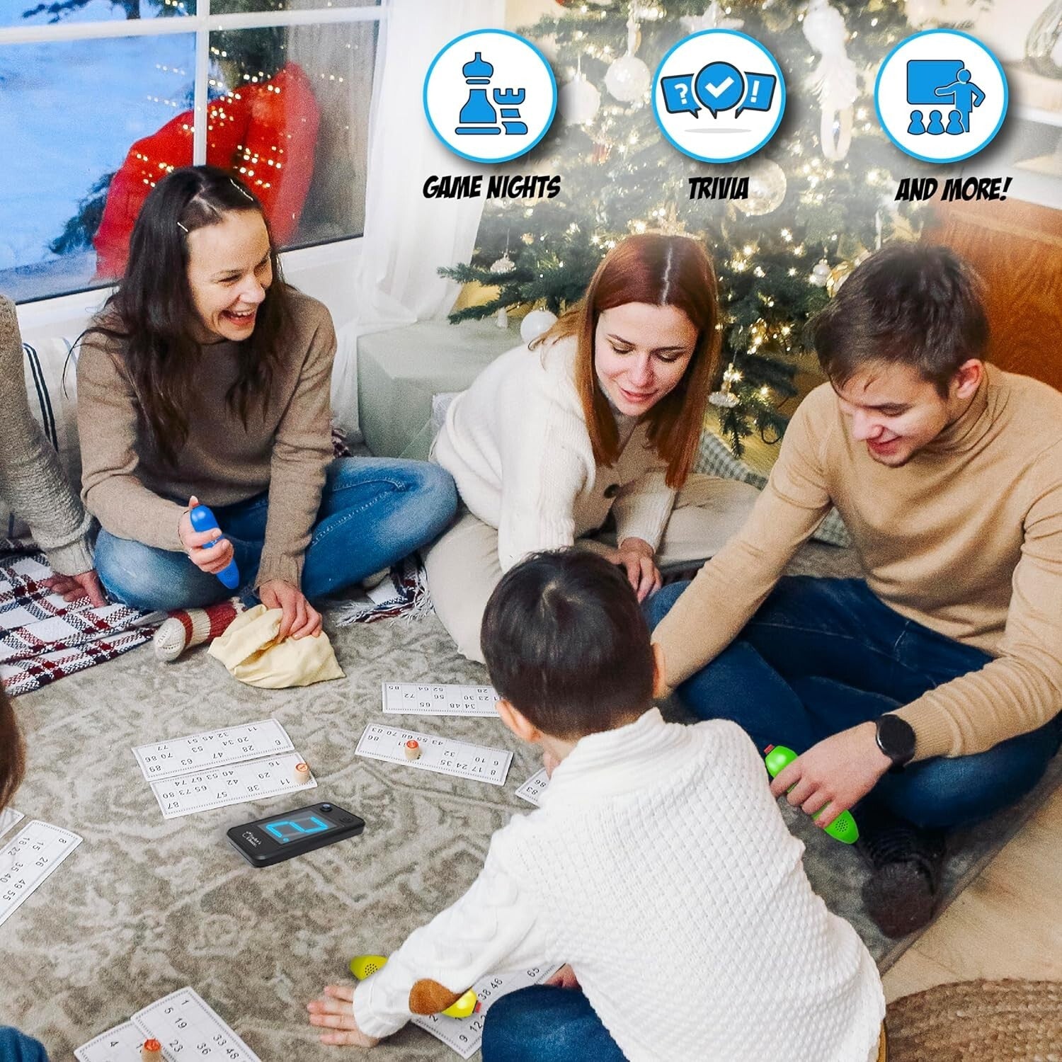 Fast-Action Game Show Experience: 8-Player Wireless Buzzer Console - Ages 12-103