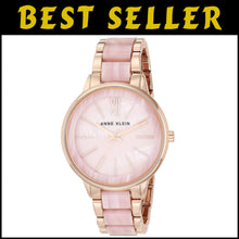 Load image into Gallery viewer, Luxury Women's Bracelet Watch in Rose Gold &amp; Pink Resin - 100 ft Water Resistant