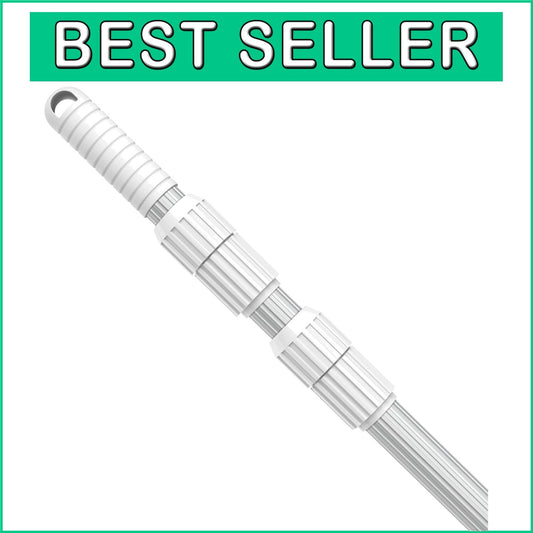 Durable 15FT Pool Cleaning Pole with Slip-Resistant Grip – Heavy-Duty Aluminum