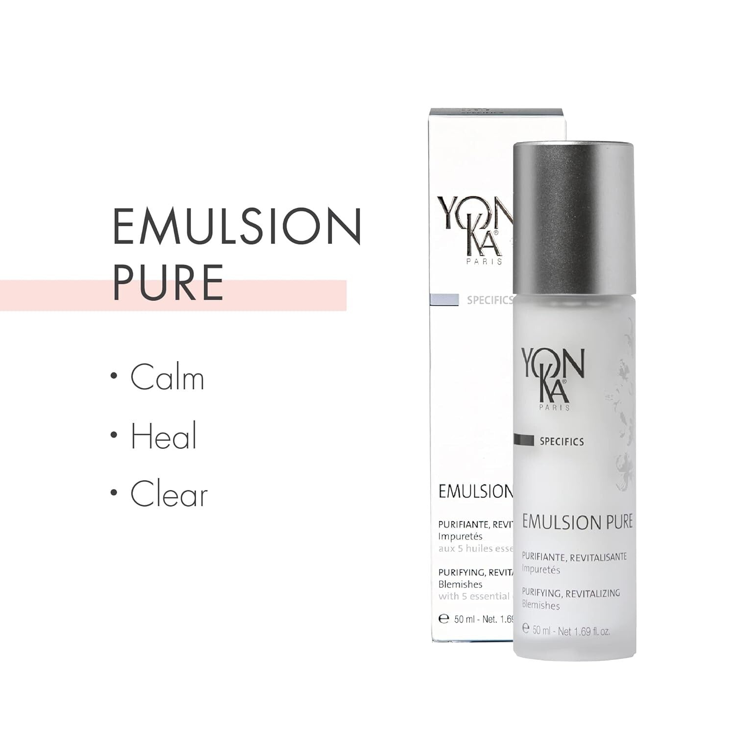 Fast-Absorbing Pure Emulsion for Acne-Prone Skin with Essential Oils - 50ml