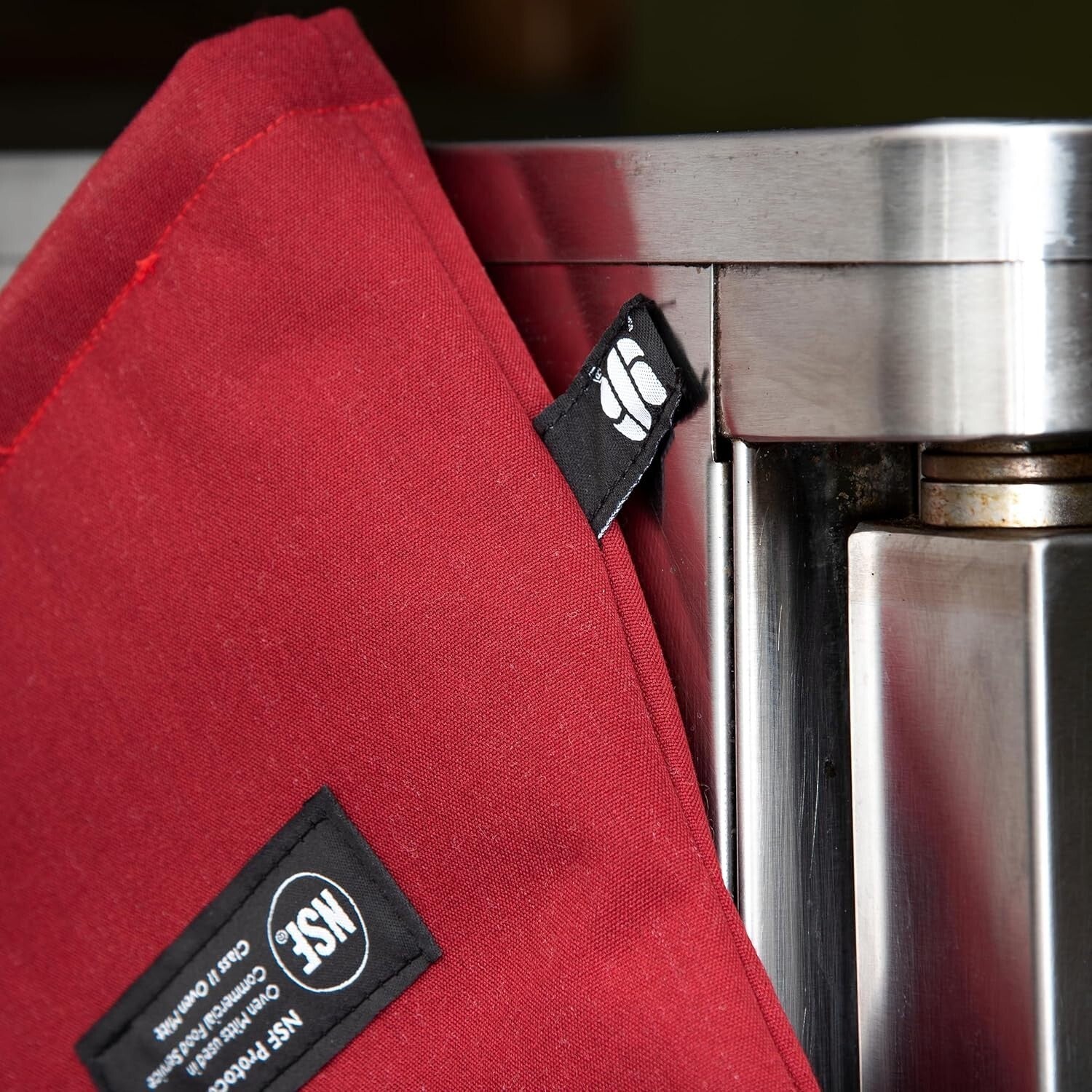 Durable Cool Touch Flame Oven Mitt - Universal Fit & NSF Certified Safety