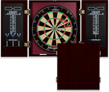 Load image into Gallery viewer, Self-Healing 18-Inch Dartboard and Easy Assembly Cabinet Set for Game Rooms