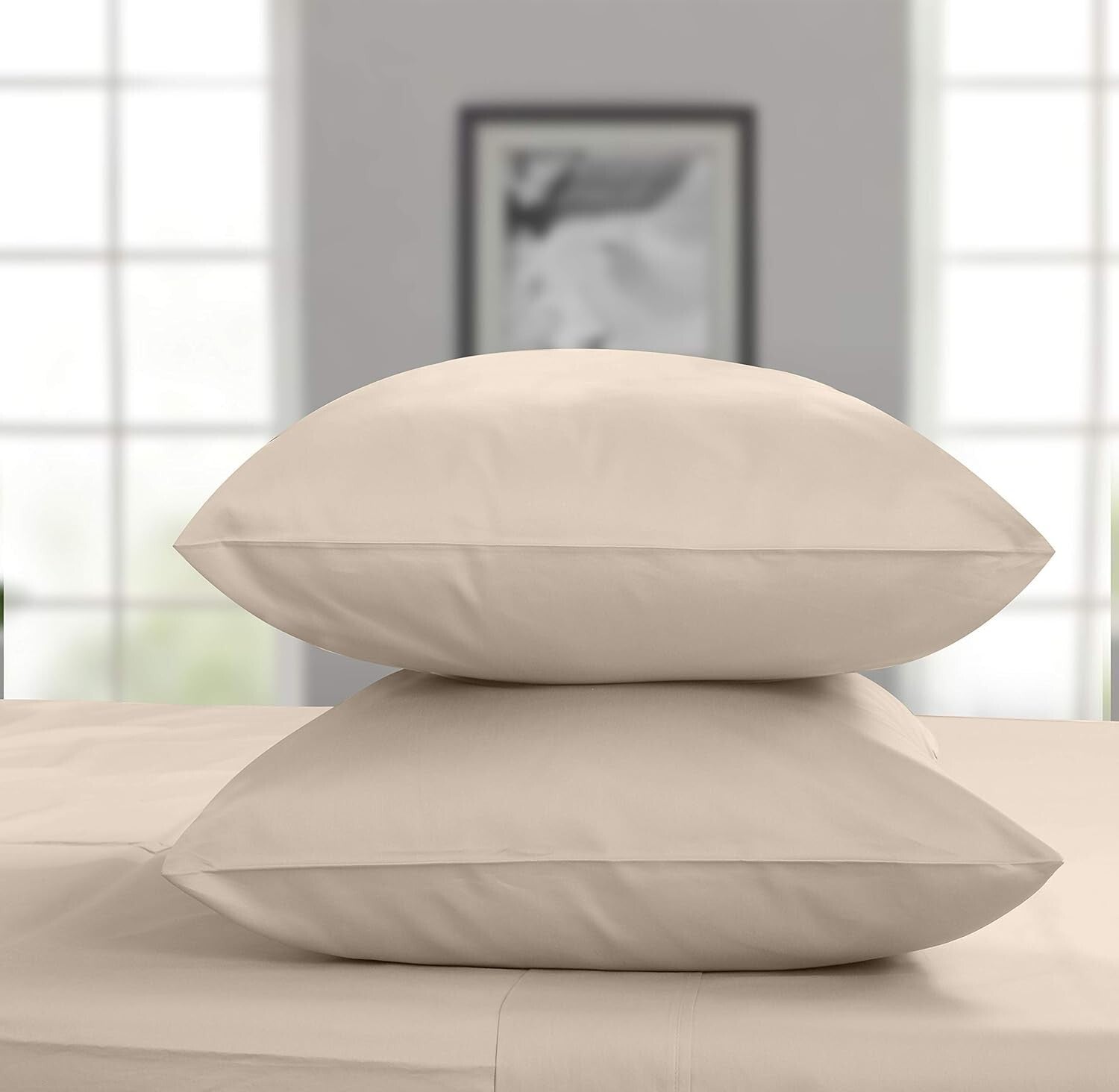 Lightweight King Bed Sheets Set | 300 Thread Count | Breathable Cotton Comfort
