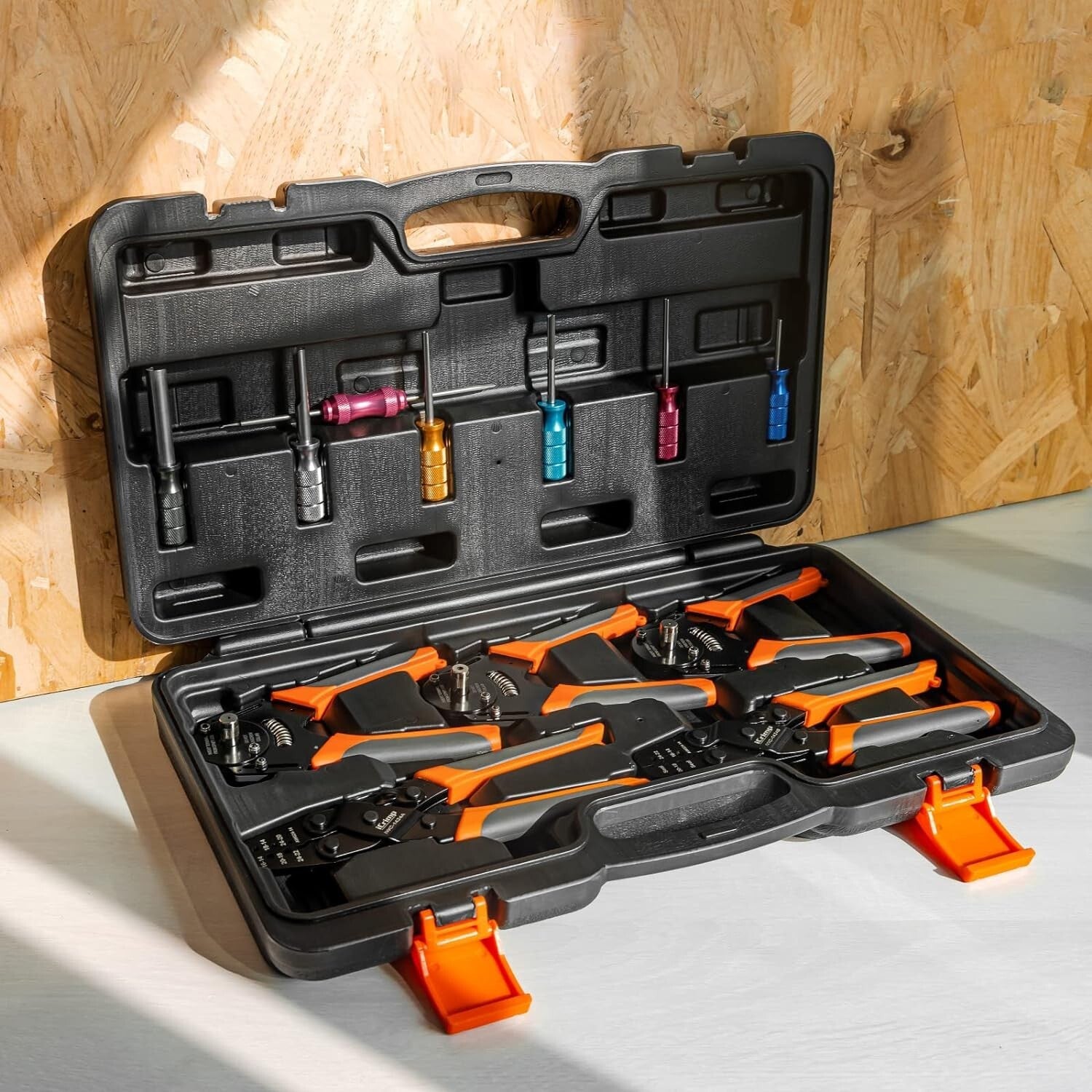 Automotive Connector Crimping Tool Set – 12 PCS with Extraction Tools Included