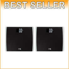 Load image into Gallery viewer, Extra Wide Digital Bathroom Scale Set for Accurate Body Weight Tracking (2-Pack)