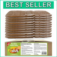Load image into Gallery viewer, Bee Nutrition Boost: 10lb Pollen Patties with Seaweed Micronutrients &amp; Aminos