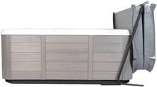 Load image into Gallery viewer, The Cover Rock-It: Stylish Brown Foldable Spa Cover for Security and Elegance