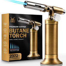 Load image into Gallery viewer, Premium Copper Butane Torch with Continuous Flame - Perfect for BBQ &amp; Crafts
