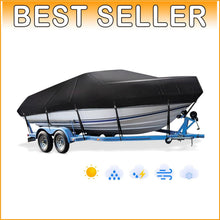 Load image into Gallery viewer, Universal Trailerable Boat Cover for 20-22ft Boats – All-Weather Protection