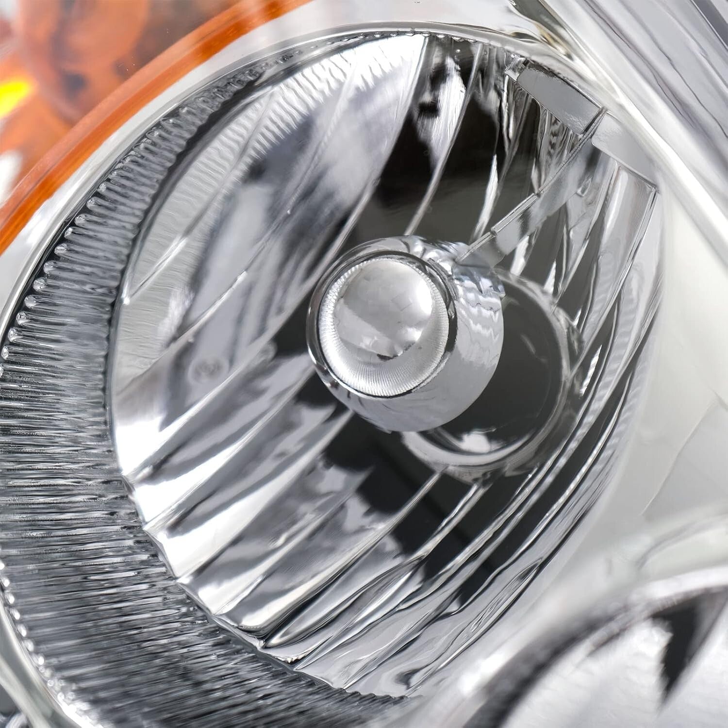 Chrome Headlight Assembly Replacement for 2004-2008 Chevy Malibu Models