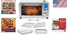 Load image into Gallery viewer, Emeril Everyday 360 Stainless Steel Air Fryer - 1500W, 9-in-1 Kitchen Essential