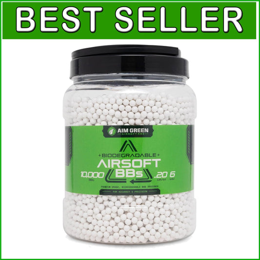 Eco-Conscious White Airsoft BBs - Biodegradable 6mm for Tournaments & Practice