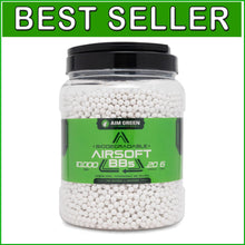 Load image into Gallery viewer, Eco-Conscious White Airsoft BBs - Biodegradable 6mm for Tournaments &amp; Practice
