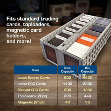 Load image into Gallery viewer, Protective 2-Pack Card Bins - Easy Carry &amp; Customized Storage for Collectibles