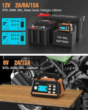 Load image into Gallery viewer, Comprehensive 2A/8A/15A Smart Battery Maintainer – Compact &amp; Effective Charger