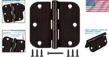 Load image into Gallery viewer, Premium 3.5-Inch Oil Rubbed Bronze Hinges - Ideal for Doors &amp; Windows, 30 Pack