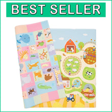 Load image into Gallery viewer, Innovative Large Play Mat - Safe Non-Toxic Waterproof Rug for Infants