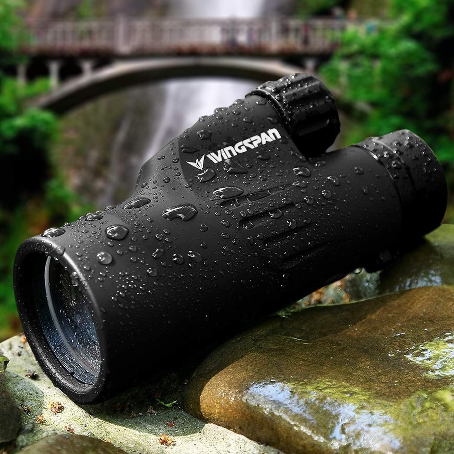 Durable 12X50 Monocular with Single Hand Focus - Perfect for Outdoor Adventures