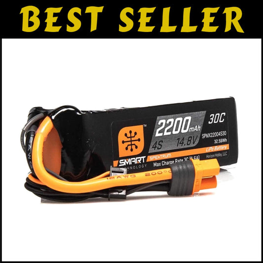 High-Performance RC LiPo Battery 2200mAh 4S, 14.8V - Safe & Intuitive Charging