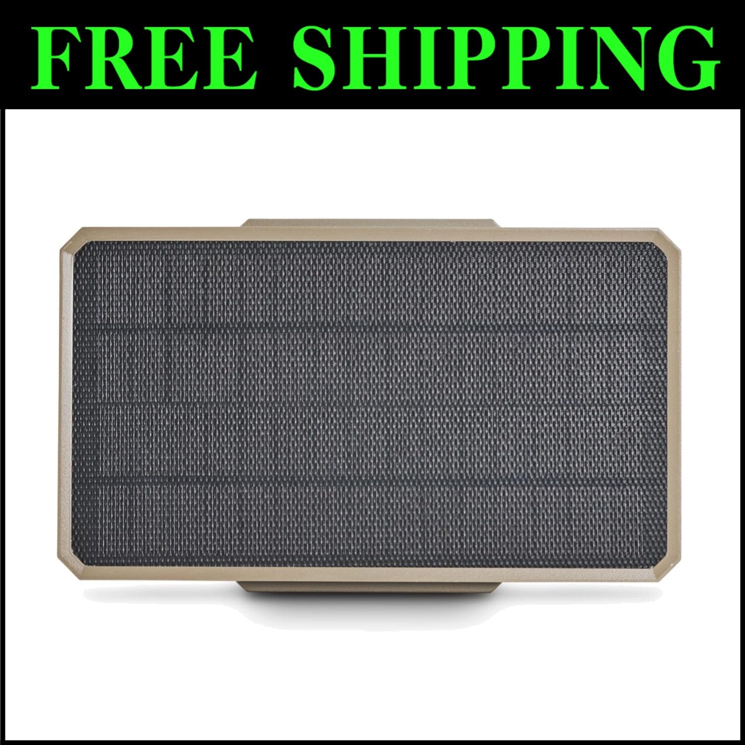 Durable Solar Power Pack - 3.4W with Adjustable Strap and Fast Recharge Features