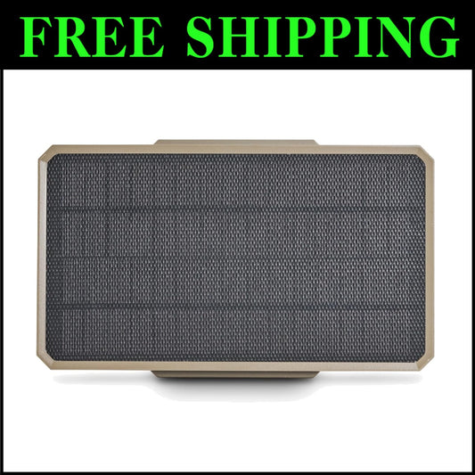 Durable Solar Power Pack - 3.4W with Adjustable Strap and Fast Recharge Features