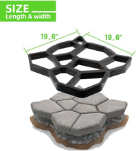 Load image into Gallery viewer, Irregular Hexagonal Stepping Stone Moulds - 2-Pack for Unique Outdoor Pathways