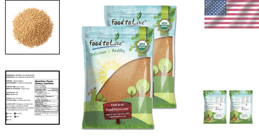 Vegan Organic Mustard Seeds, 20LB - Non-GMO Whole Spice for Exceptional Flavor