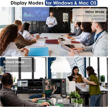 Load image into Gallery viewer, USB 3.0 Docking Station for Mac &amp; Windows – Dual Monitor with HDMI/DVI, 6 Ports