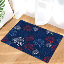 Load image into Gallery viewer, Stain Resistant Red, White, &amp; Blue Doormat - Festive Welcome Mat 18x30 Inches