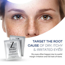 Load image into Gallery viewer, Moisturizing Eyelid Wipes for Blepharitis Relief - Natural and Travel-Friendly