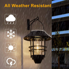 Load image into Gallery viewer, Stylish Waterproof Hanging Solar Lanterns for Garden and Outdoor Use - 2 Pack