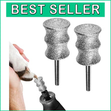Load image into Gallery viewer, 2-Pack Diamond Nail Grinder Bits for Dremel - Essential Grooming for Thick Nails