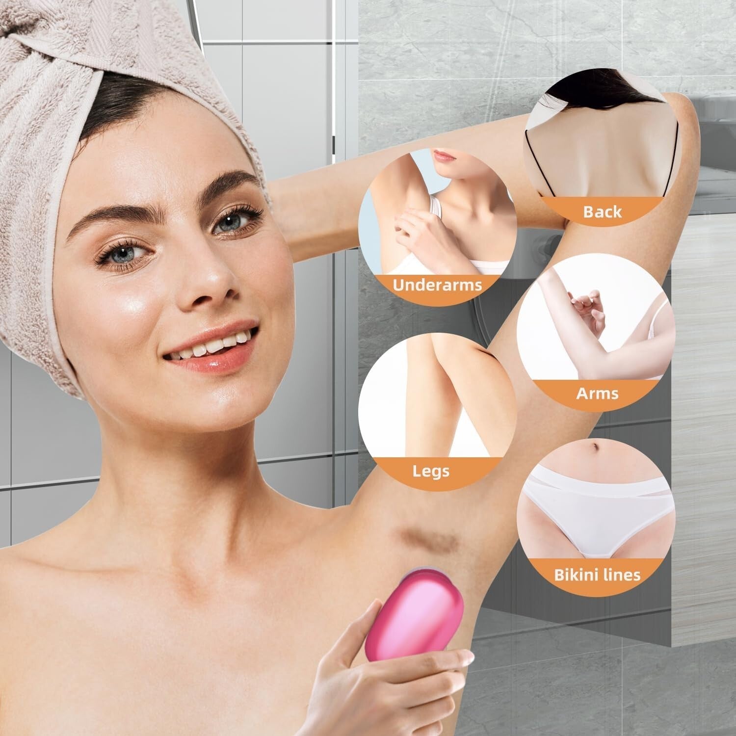 Wet and Dry Portable Shaver - Lightweight Rechargeable Electric Razor for Travel