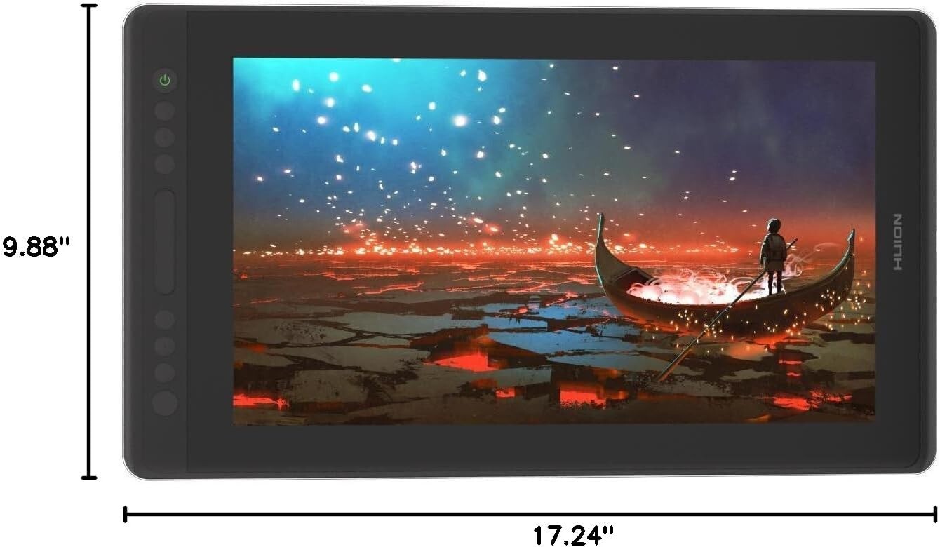 Full-Laminated 15.6" Drawing Tablet with Compatibility for Windows, Mac, Linux