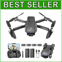 Load image into Gallery viewer, Foldable D20S Drone with 1080P Camera - Two Batteries, Easy One-Button Control