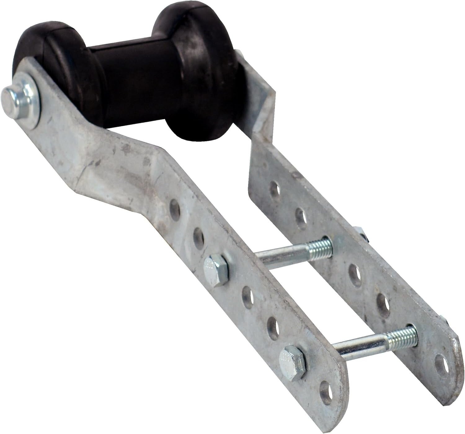2" Adjustable Keel Roller Bracket for Boat Trailer - Heavy-Duty Black Accessory