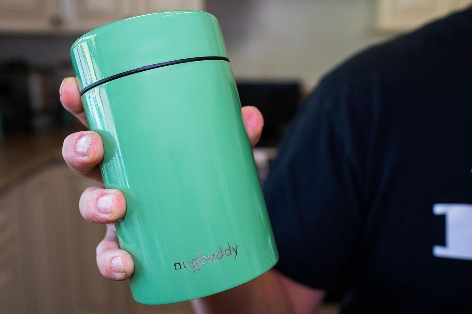 Elegant Vacuum-Sealed Storage Container with 300ml Glass Jar - Keeps Food Fresh