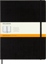 Load image into Gallery viewer, Versatile XXL Black Notebook with Rounded Corners &amp; Expandable Pocket - 8.5x11