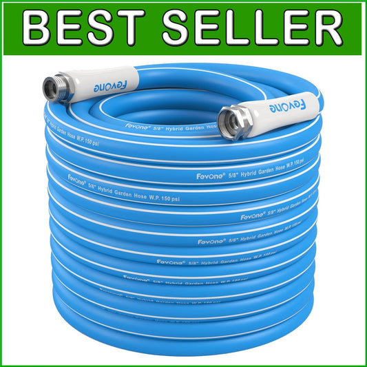 Durable 100ft Kink-Resistant Water Hose - Safe for Drinking, Heavy-Duty Design
