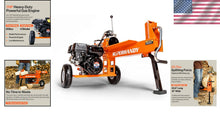 Load image into Gallery viewer, Portable 20 Ton Log Splitter with 7HP Engine for Effortless Firewood Splitting