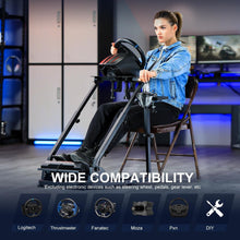 Load image into Gallery viewer, Adjustable Racing Steering Wheel Stand with Shifter Mount - Space-Saving Design