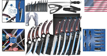 Load image into Gallery viewer, Ultimate 14-Piece Forged Knife Set for Home &amp; Camping - Ergonomic and Stylish