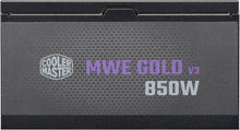 Load image into Gallery viewer, Efficient MWE Gold 850W ATX 3.1 PSU with Hexagonal Fan - Ideal for RTX 4090
