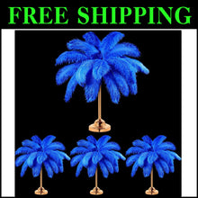 Load image into Gallery viewer, Natural 14-16 Inch Blue Ostrich Feathers - Perfect for Wedding Centerpieces