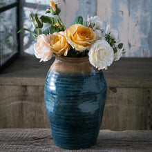 Load image into Gallery viewer, Show-Stopping Large Round Vase - Ceramic Floral Centerpiece for Modern Homes