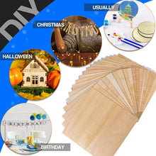 Load image into Gallery viewer, Versatile 30 PCS Basswood Sheets 12"x12" - Ideal for Engraving &amp; Model Making